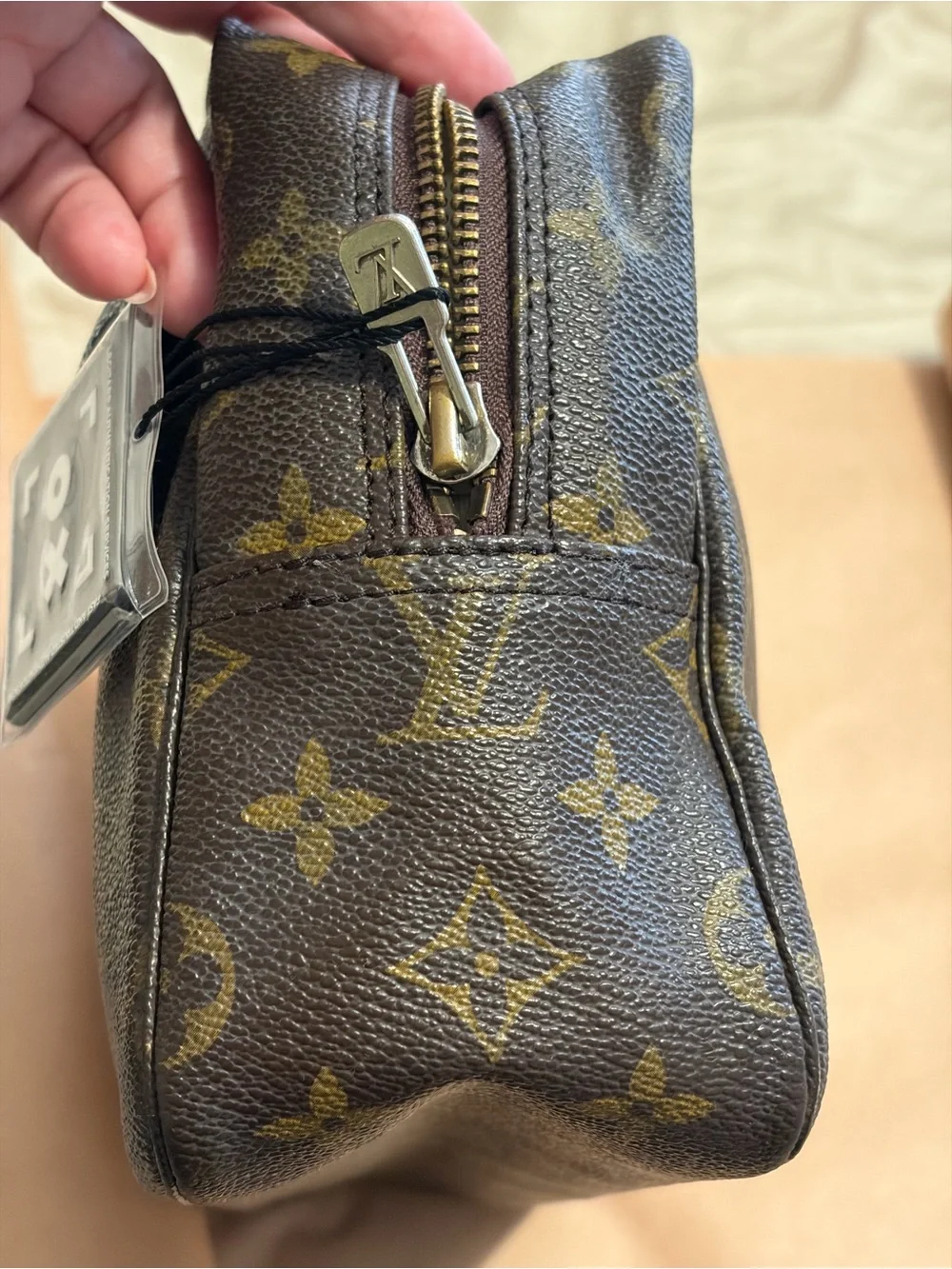 Louis Vuitton Monogram Toiletry Pouch - Brown with Gold Monogram